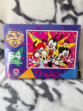 1996 Vintage ANIMANIACS 64-Piece SEALED Jigsaw Puzzle by Canada Games/NIB